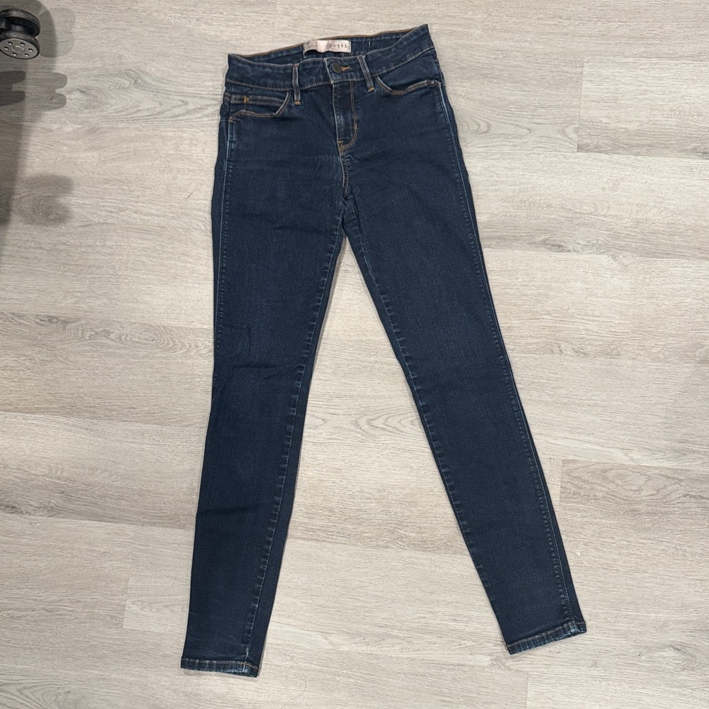 Guess Women's Dark Blue Skinny Jeans